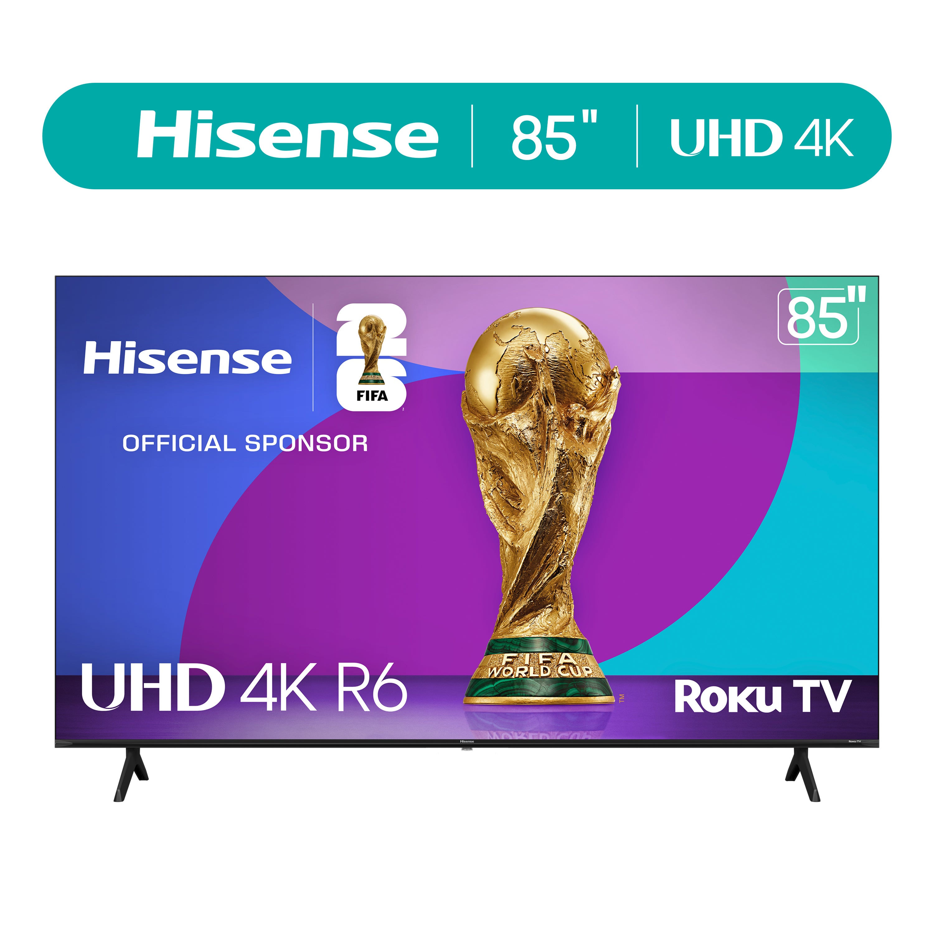85" Class 4K UHD LED LCD Roku Smart TV HDR R6 Series 85R6E4