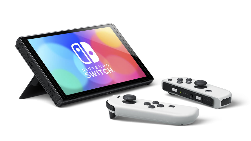 Elevate Your Gaming Experience with the Nintendo Switch OLED Model Console – 64GB with Stylish White Joy-Con Controllers