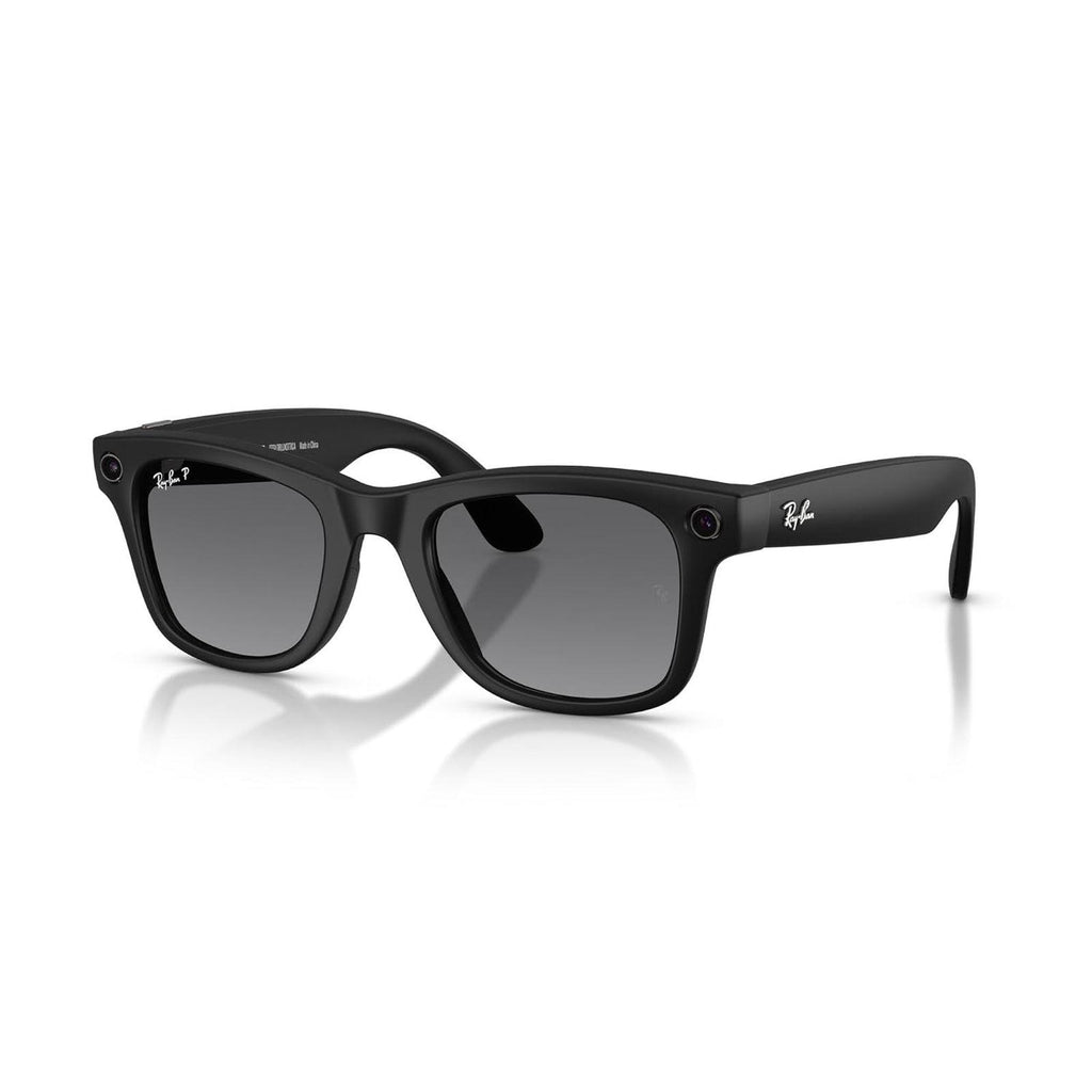 Ray-Ban Meta (Gen 2), Wayfarer, Matte Black | Smart AI Glasses for Men, Women — 2X Battery Life — 3K HD Resolution — 12 MP Ultra-Wide Camera, Audio, Video — Polarized Gradient Graphite Lenses