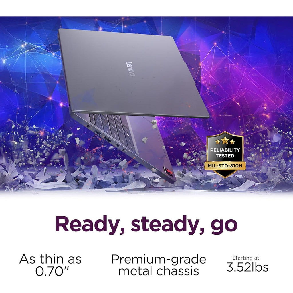 Ideapad Slim 3X - 2025 - Everyday AI Laptop - Copilot+ PC - 15.3" WUXGA Display - 16 GB Memory - 512 GB Storage - Snapdragon® X - Luna Grey