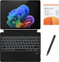 Surface Pro 13" 3K 120Hz OLED Touchscreen 2-In-1 Tablet Laptop, 12-Core Snapdragon 45 Tops NPU, 16GB RAM 2TB SSD, Backlit Keyboard, Stylus, MS 365, 14-Hr Battery, Copilot+, Win 11 Pro