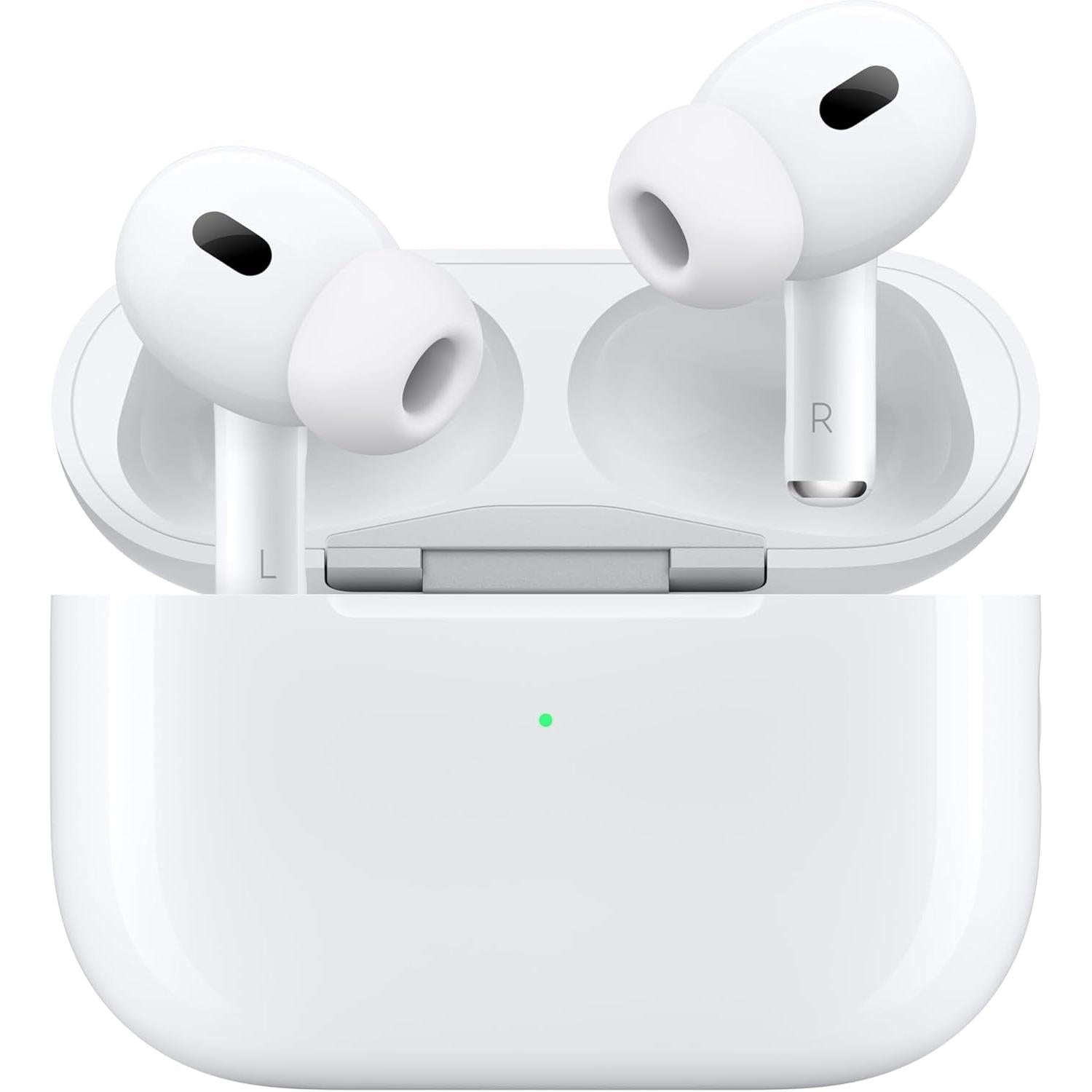 Airpods Pro (2Nd Generation) Wireless Ear Buds with USB-C Charging, up to 2X More Active Noise Cancelling Bluetooth Headphones, Transparency Mode, Adaptive, Personalized Spatial Audio, White