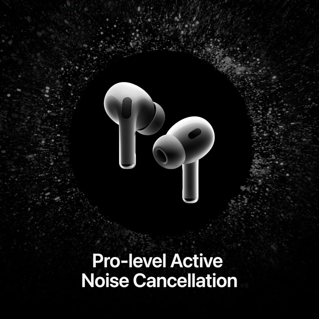 Airpods Pro (2Nd Generation) Wireless Ear Buds with USB-C Charging, up to 2X More Active Noise Cancelling Bluetooth Headphones, Transparency Mode, Adaptive, Personalized Spatial Audio, White