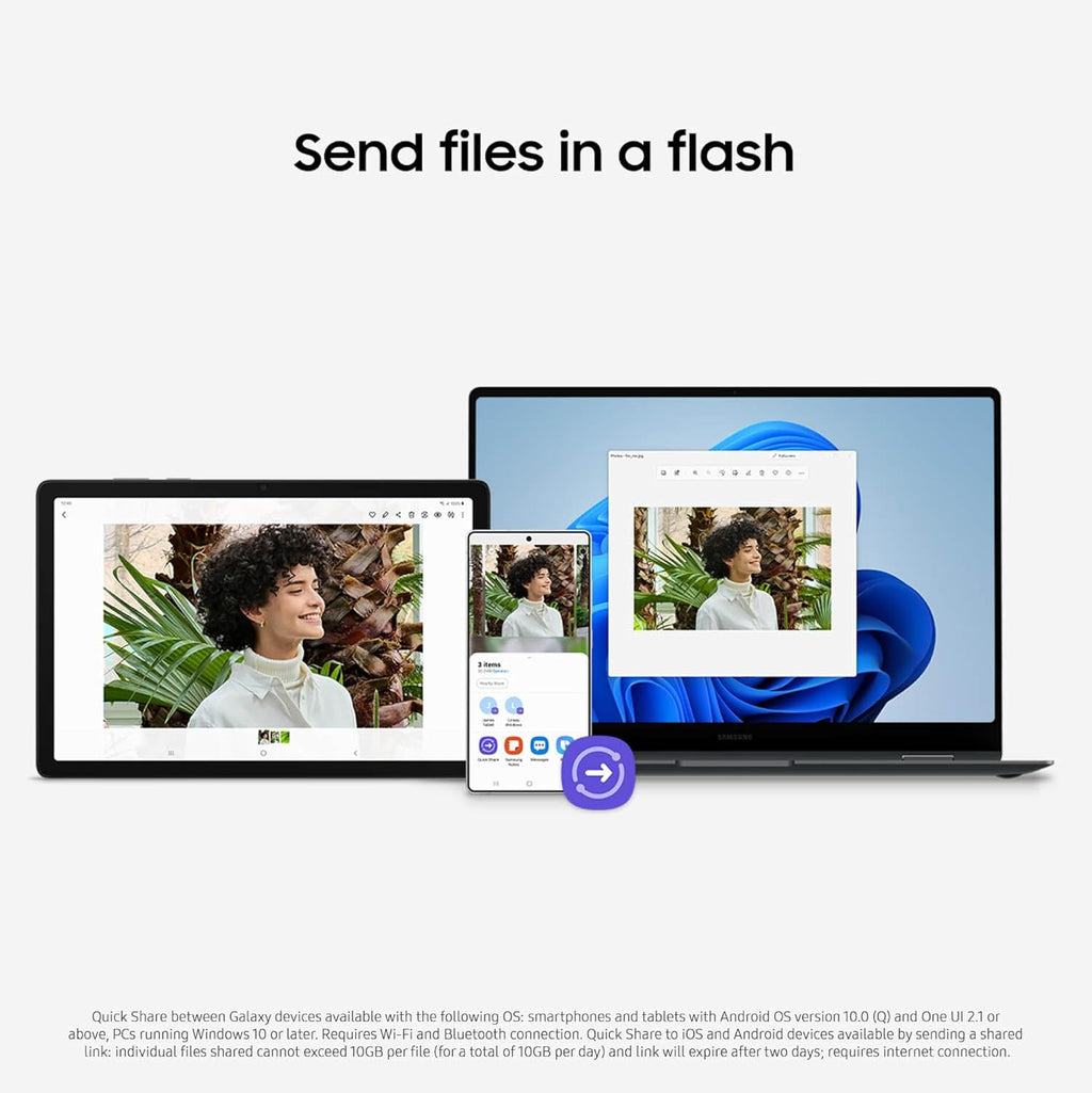 Galaxy Tab A11+ 8GB RAM, 256GB Storage, Optimized Performance, Long Lasting Battery, Expandable Storage, Large Display, Dolby Atmos Speakers, AI Assist, Slim, Light, 2 Year Warranty, Gray