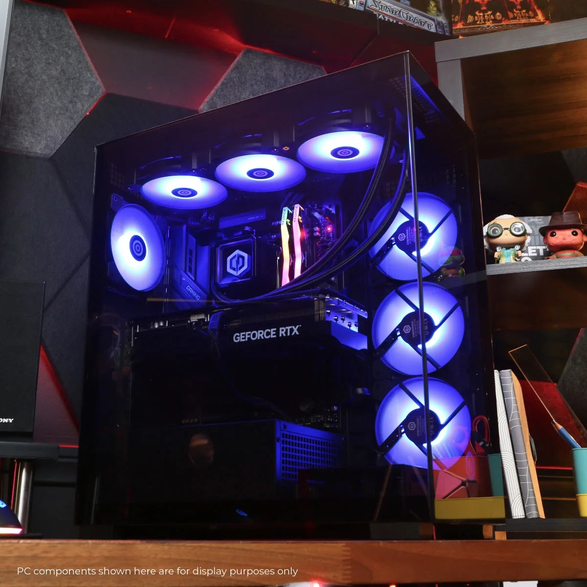 Gamer Supreme Gaming Desktop, AMD Ryzen 7 9800X3D, NVIDIA Geforce RTX 5070 Ti 16GB, 32GB DDR5, 2TB SSD, Black, SLC7700WST