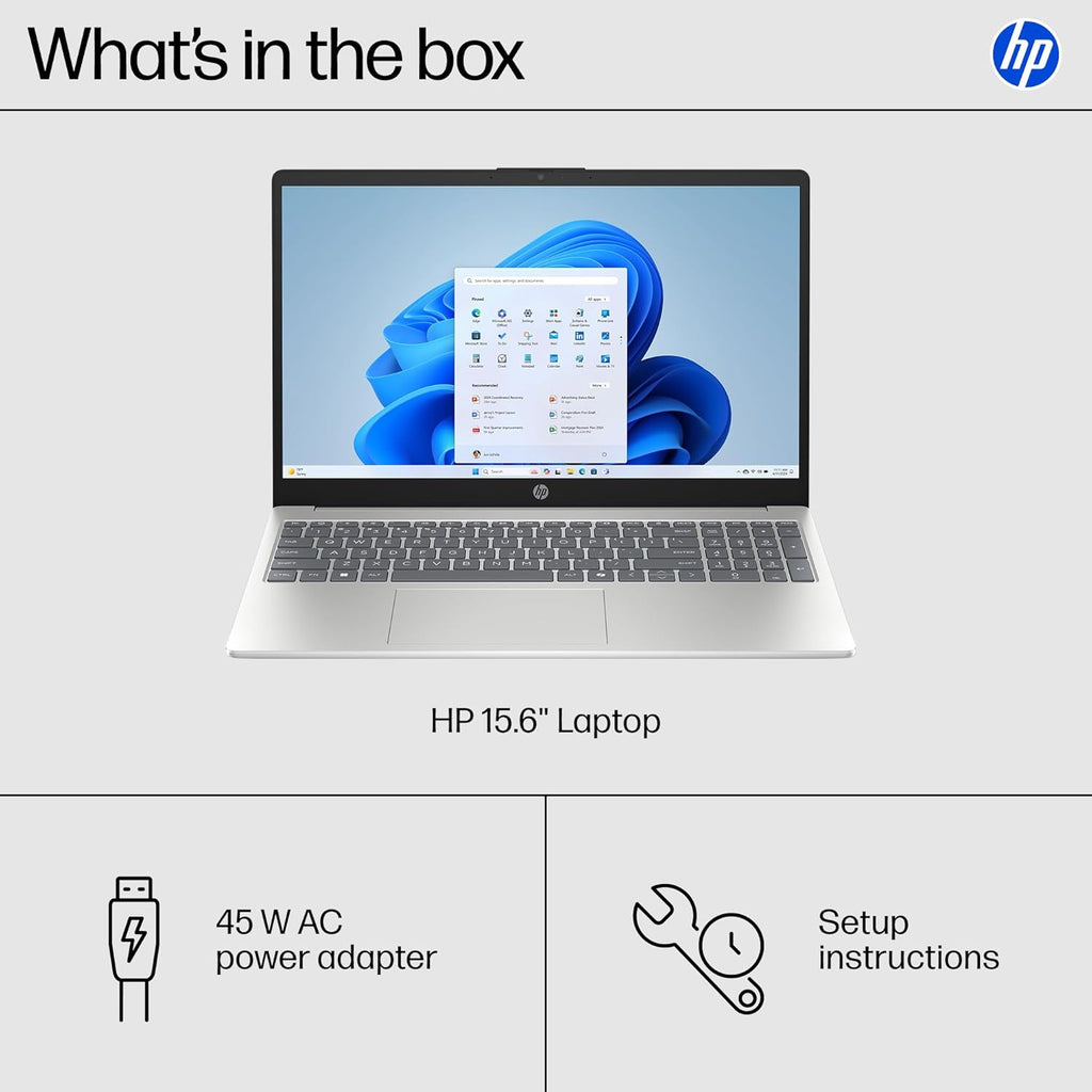 15.6 Inch Laptop, HD Touchscreen Display, AMD Ryzen 3 7320U, 8 GB RAM, 128 GB SSD, AMD Radeon Graphics, Windows 11 Home in S Mode, Natural Silver, 15- Fc0099Nr