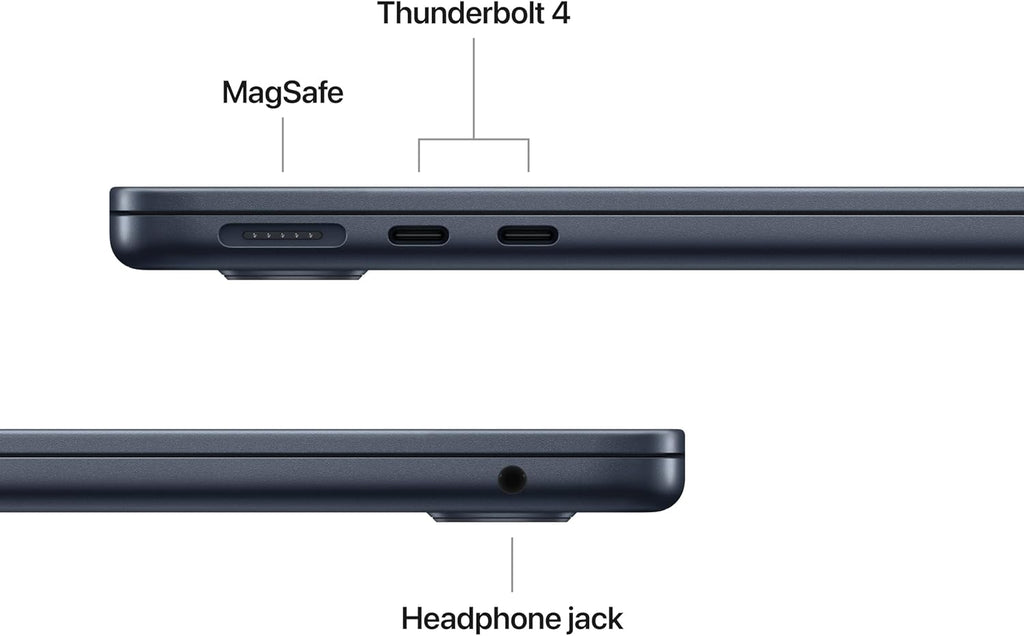 2026 Macbook Air 13-Inch Laptop with M5 Chip: Built for AI, 13.6-Inch Liquid Retina Display, 16GB Unified Memory, 512GB SSD, 12MP Center Stage Camera, Touch ID, Wi-Fi 7; Midnight