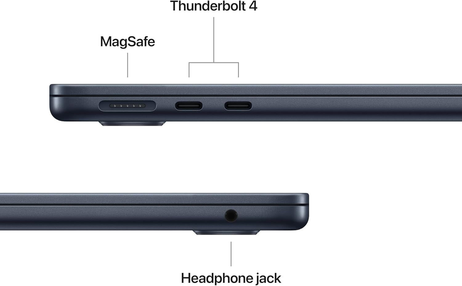 2026 Macbook Air 13-Inch Laptop with M5 Chip: Built for AI, 13.6-Inch Liquid Retina Display, 16GB Unified Memory, 512GB SSD, 12MP Center Stage Camera, Touch ID, Wi-Fi 7; Midnight
