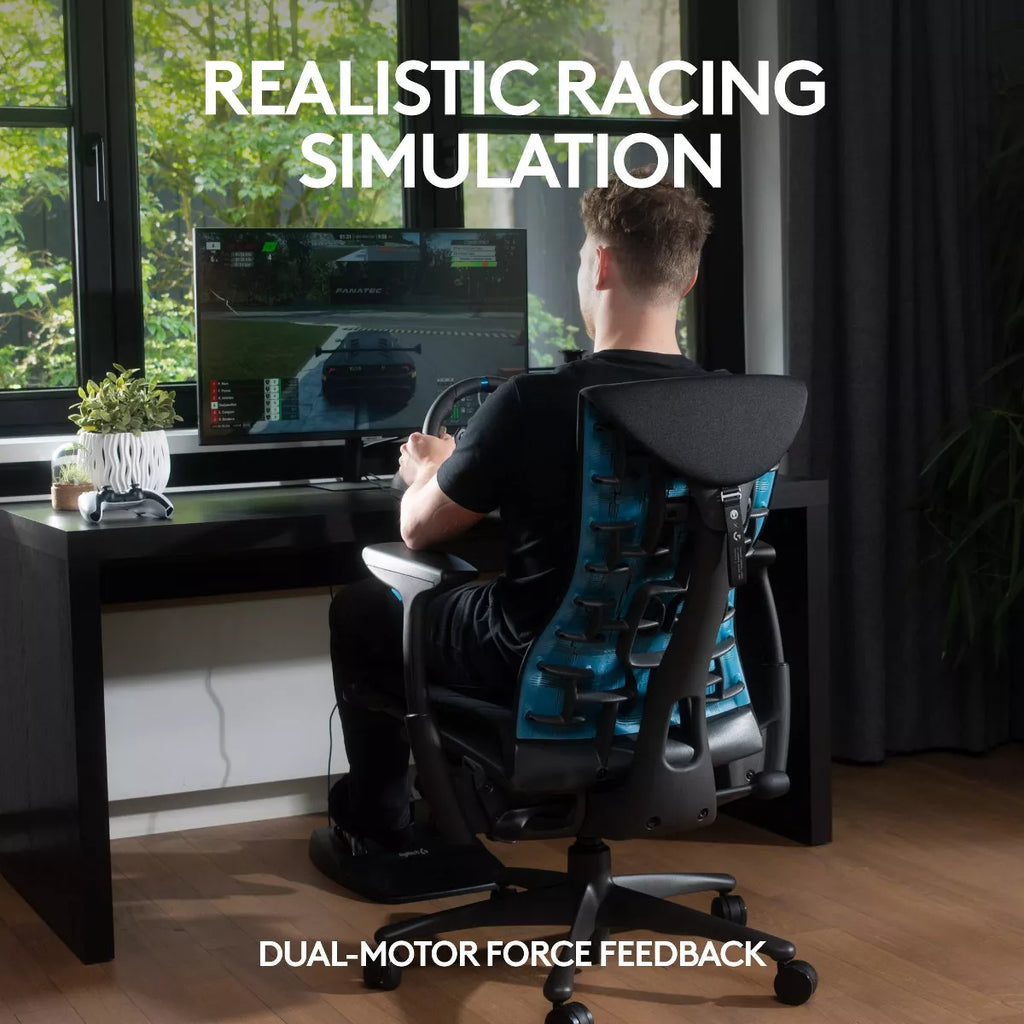 Logitech G29 Driving Force Racing Wheel and Pedals for Playstation 4/5/PC: USB Connection