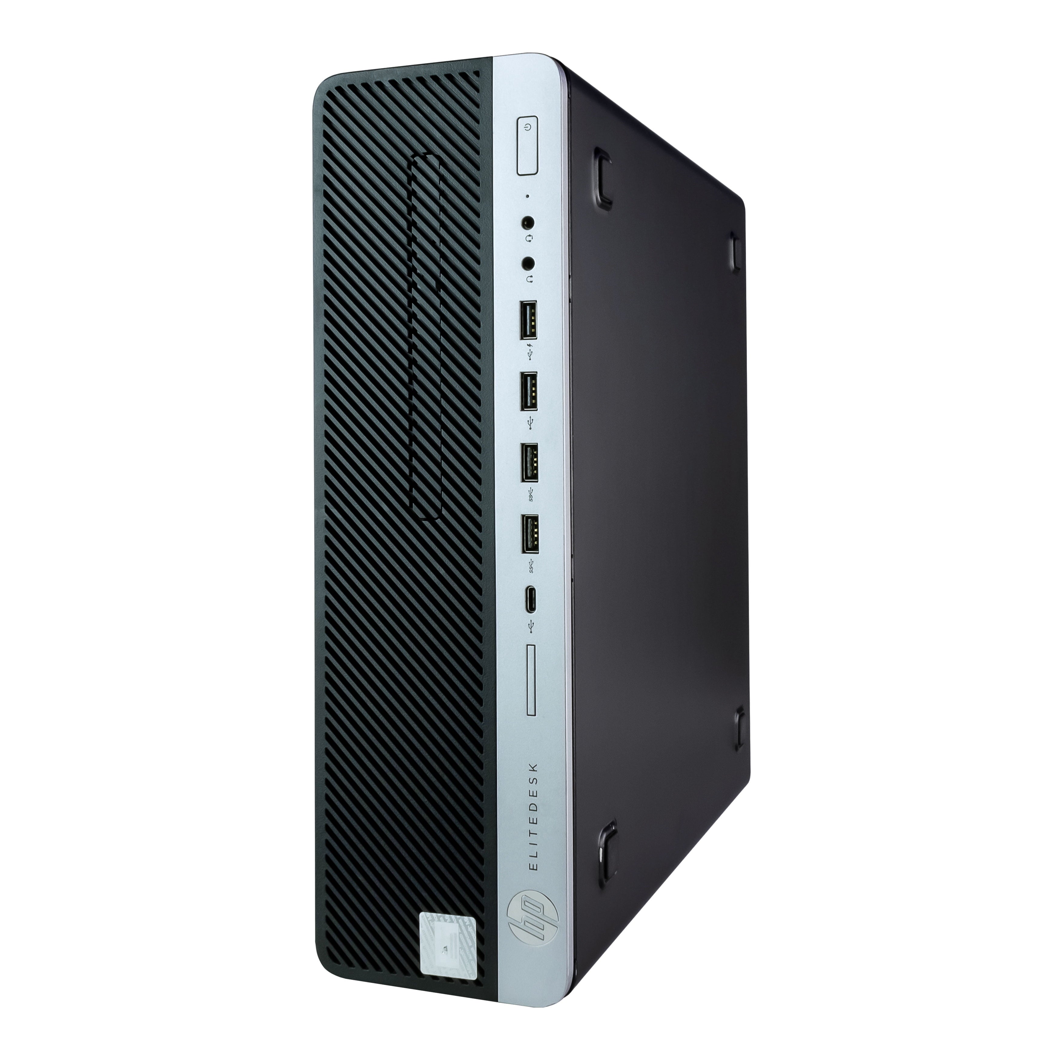 HP Elitedesk Desktop W/24" LCD Monitor, Intel I5 Core Gen 8, 16GB, 1TB SSD, DVD, Black, 600G4