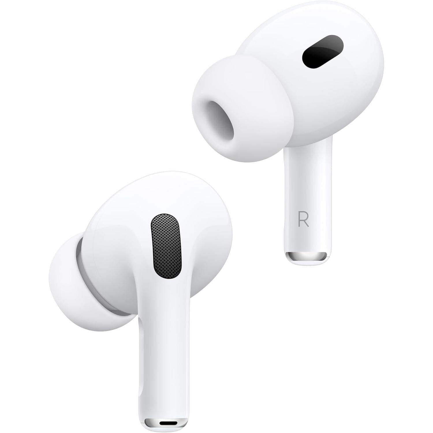 Airpods Pro (2Nd Generation) Wireless Ear Buds with USB-C Charging, up to 2X More Active Noise Cancelling Bluetooth Headphones, Transparency Mode, Adaptive, Personalized Spatial Audio, White