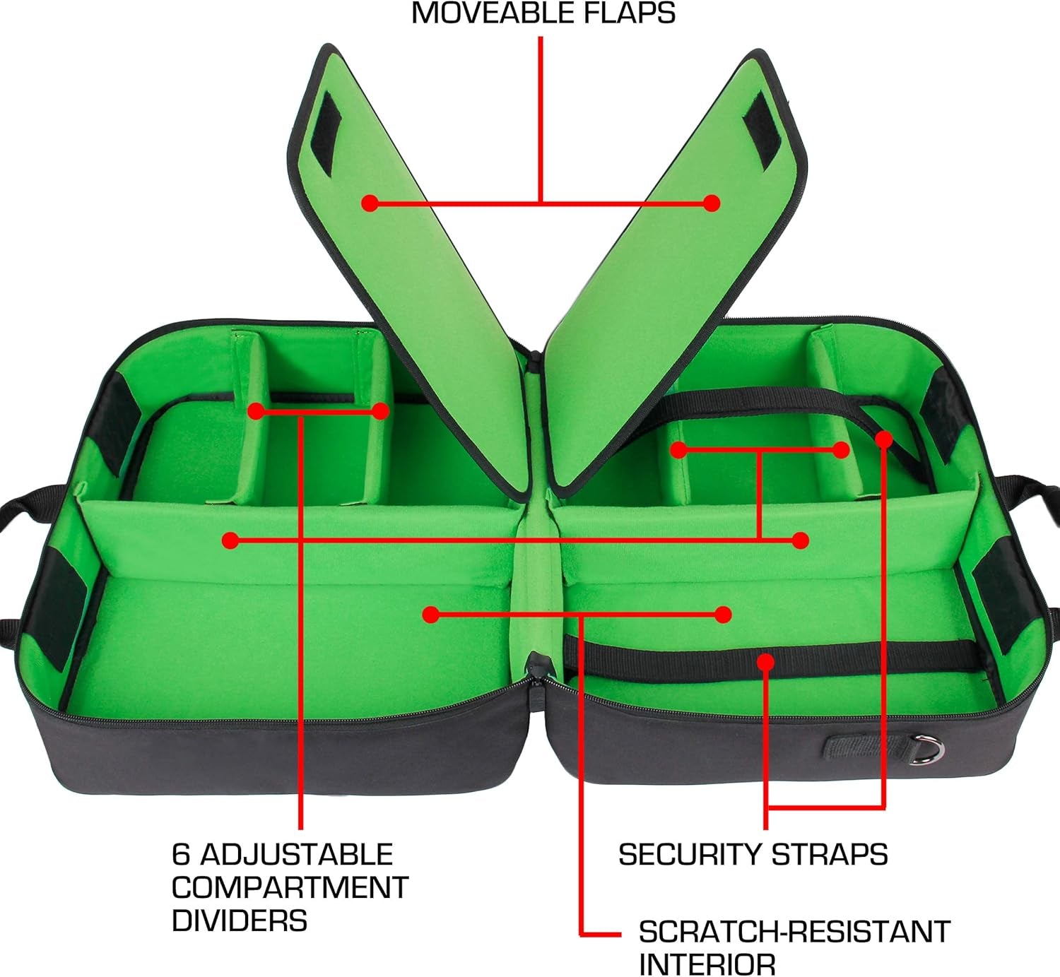 Xbox Series X Carrying Case - Xbox Console Travel Case Compatible with Series X, Controller, External Storage, Expansion Cards, Headset, Power Box, Storage Hard Drive and More Accessories