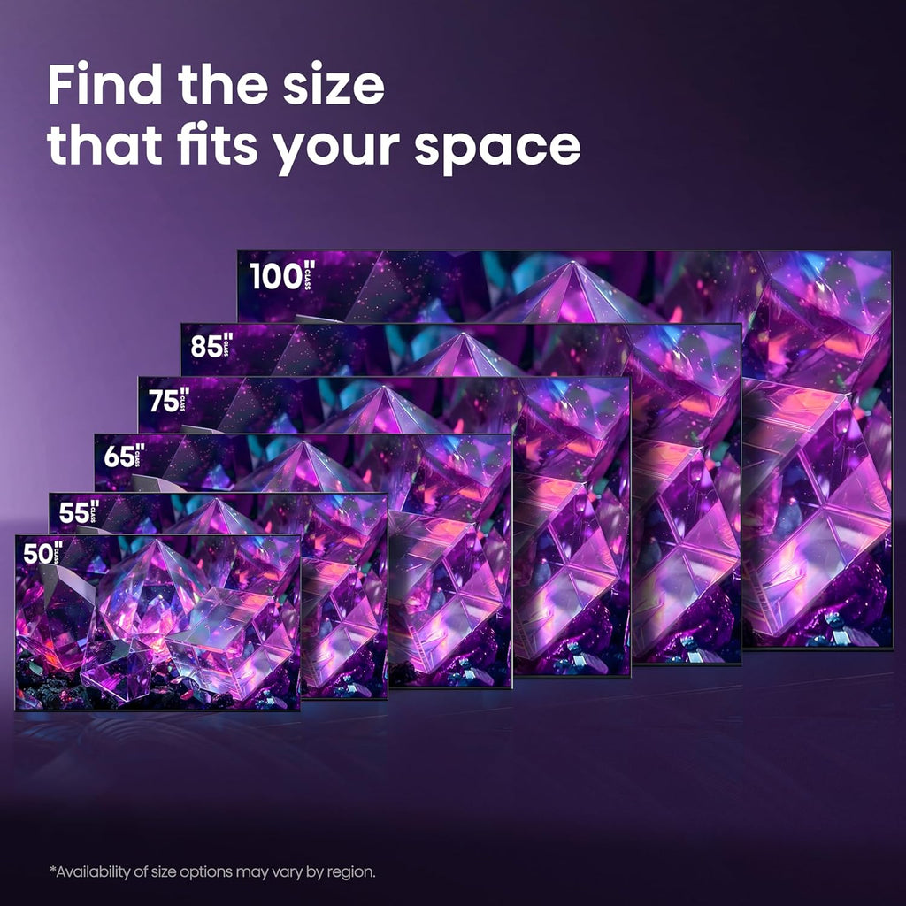 100" E7 Cinema Series Hi-Qled Mini-Led 4K UHD Smart Fire TV (100E7SF, 2026 NEW) - Native 144Hz, AI Picture, Dolby Vision IQ · Atmos, FALD, HDR10+ Adaptive, MEMC, Alexa+