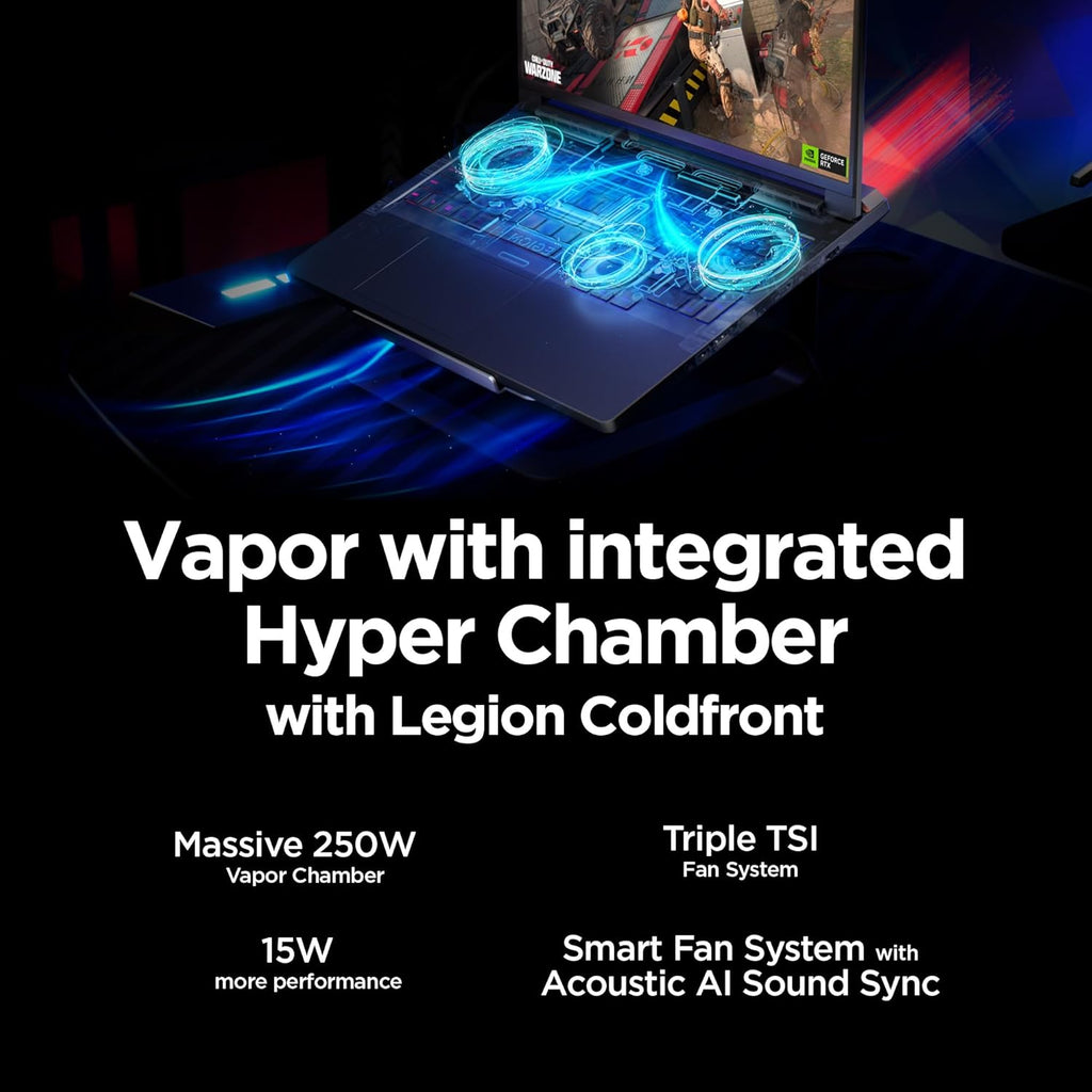 Legion Pro 7I – Gaming Laptop - Intel® Core™ Ultra 9 275HX – 16" 2.5K WQXGA OLED Display – 240Hz Refresh Rate – Geforce RTX™ 5070 Ti GPU – 32 GB Memory – 1 TB Storage – 3-Month PC Gamepass