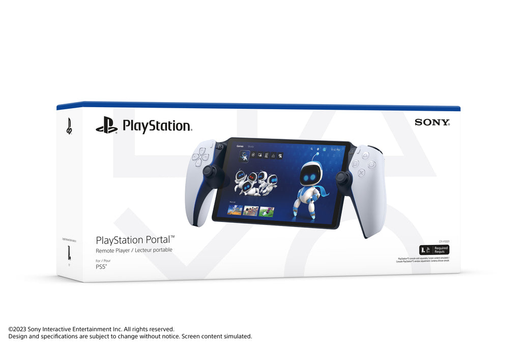 Elevate Your Gaming Experience with the Sony PlayStation Portal Remote Player for PS5 - Sleek White Design for Online Gaming and HD Streaming