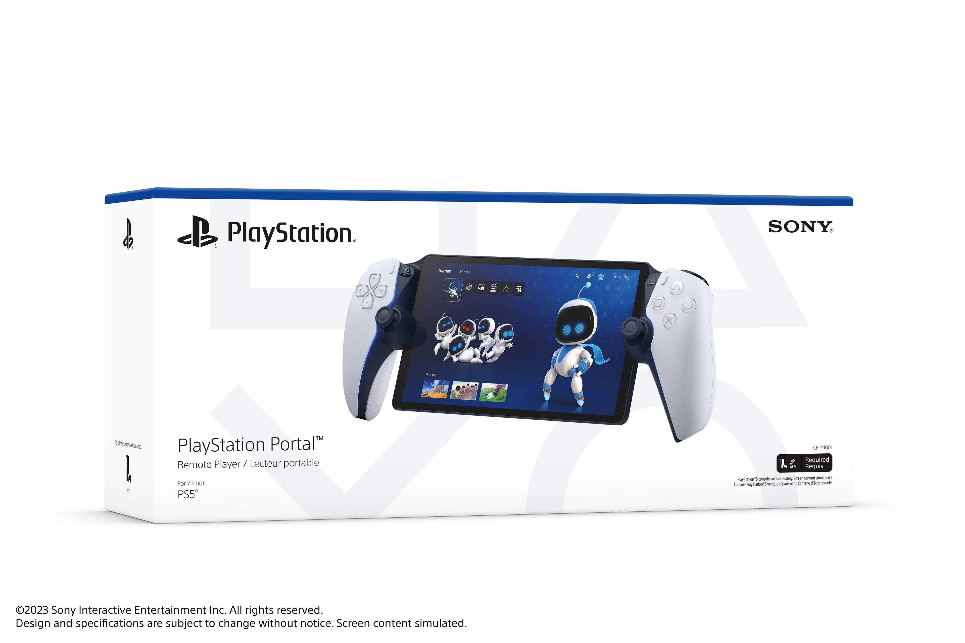 Elevate Your Gaming Experience with the Sony PlayStation Portal Remote Player for PS5 - Sleek White Design for Online Gaming and HD Streaming