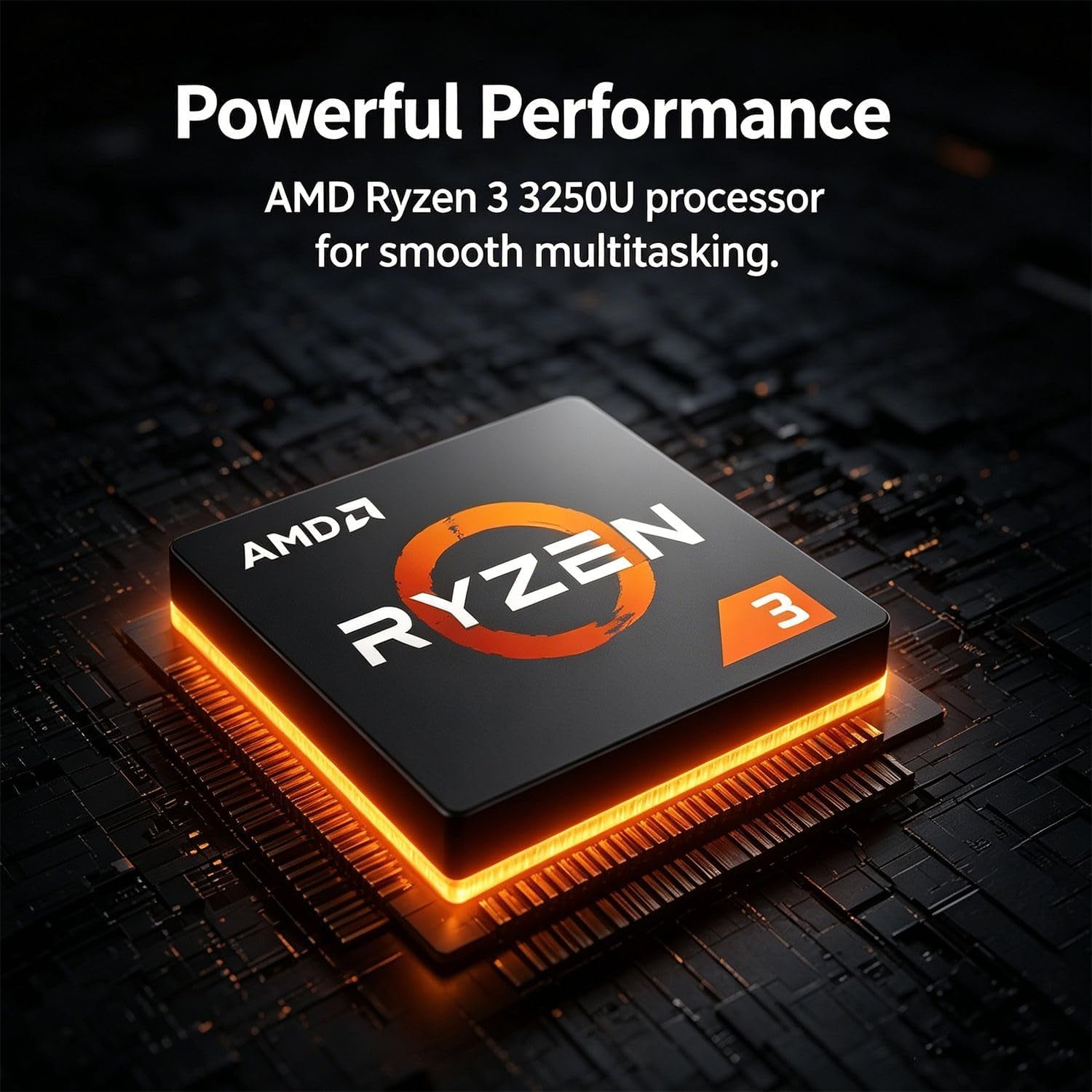 15.6" FHD IPS Laptop • AMD Ryzen 3 3250U • 8GB RAM • 256GB Pcie SSD • SD Card Reader • 9H Battery • Copilot AI • Windows 11