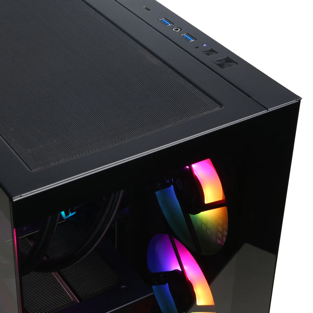 Gamer Supreme Gaming Desktop, AMD Ryzen 7 9800X3D, NVIDIA Geforce RTX 5070 Ti 16GB, 32GB DDR5, 2TB SSD, Black, SLC7700WST