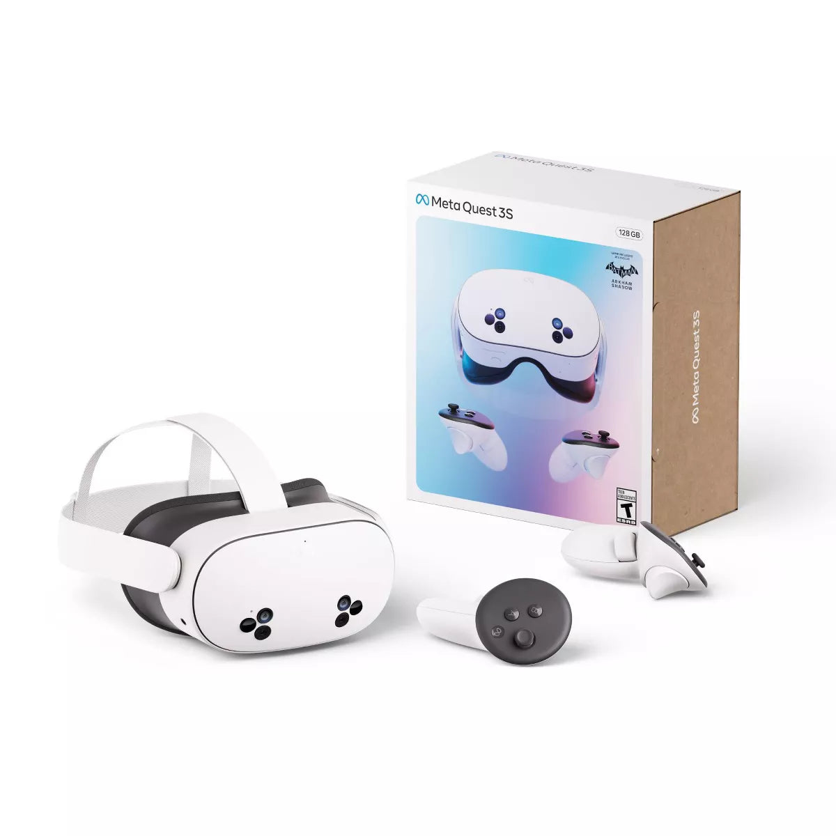 Meta Quest 3S All-In-One Virtual Reality Headset – Includes Batman: Arkham Shadow and a 3-Month Trial of Meta Horizon+