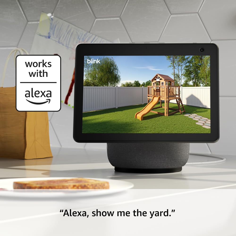 Outdoor 4 – Wireless Smart Security Camera, Two-Year Battery Life, 1080P HD Day and Infrared Night Live View, Two-Way Talk. Sync Module Core Included – 3 Camera System