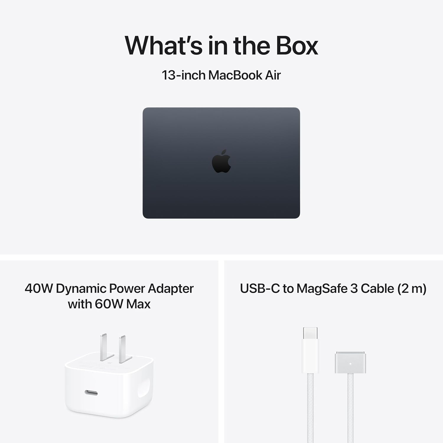2026 Macbook Air 13-Inch Laptop with M5 Chip: Built for AI, 13.6-Inch Liquid Retina Display, 16GB Unified Memory, 512GB SSD, 12MP Center Stage Camera, Touch ID, Wi-Fi 7; Midnight