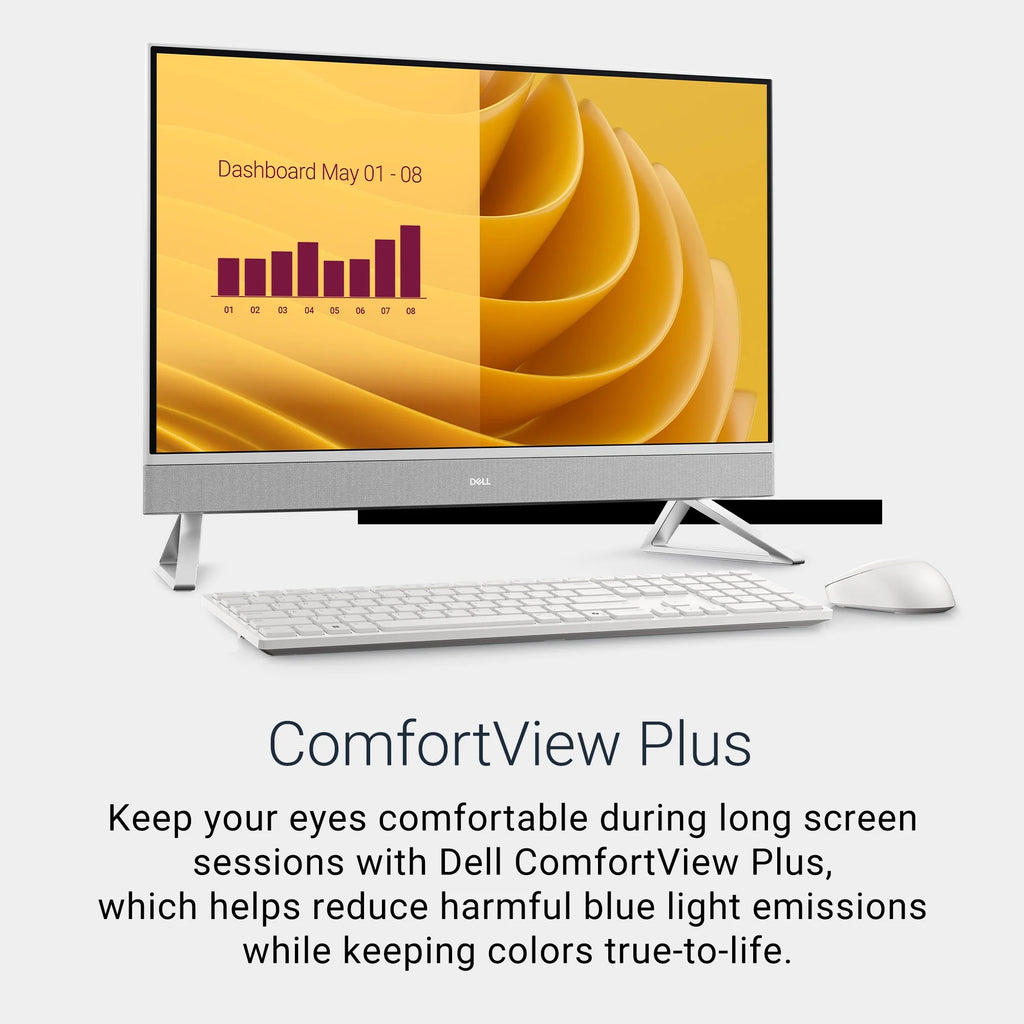 Experience the Power of Productivity with the 27" All-In-One Desktop EC27250 - Intel Core i5, 16GB RAM, 512GB SSD in Elegant White