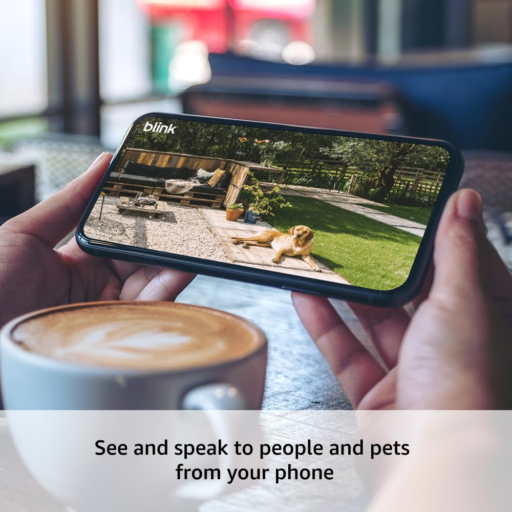 Outdoor 4 – Wireless Smart Security Camera, Two-Year Battery Life, 1080P HD Day and Infrared Night Live View, Two-Way Talk. Sync Module Core Included – 3 Camera System