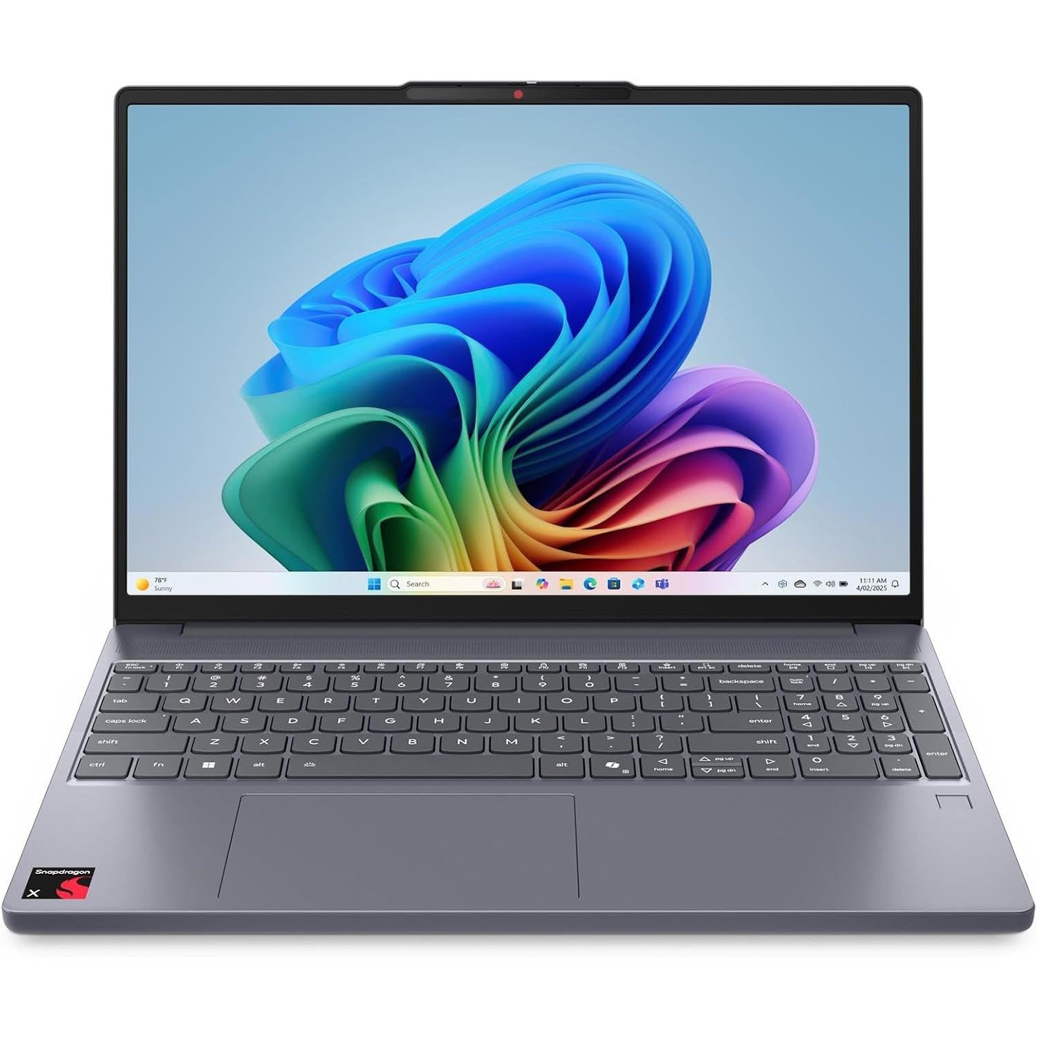 Ideapad Slim 3X - 2025 - Everyday AI Laptop - Copilot+ PC - 15.3" WUXGA Display - 16 GB Memory - 512 GB Storage - Snapdragon® X - Luna Grey