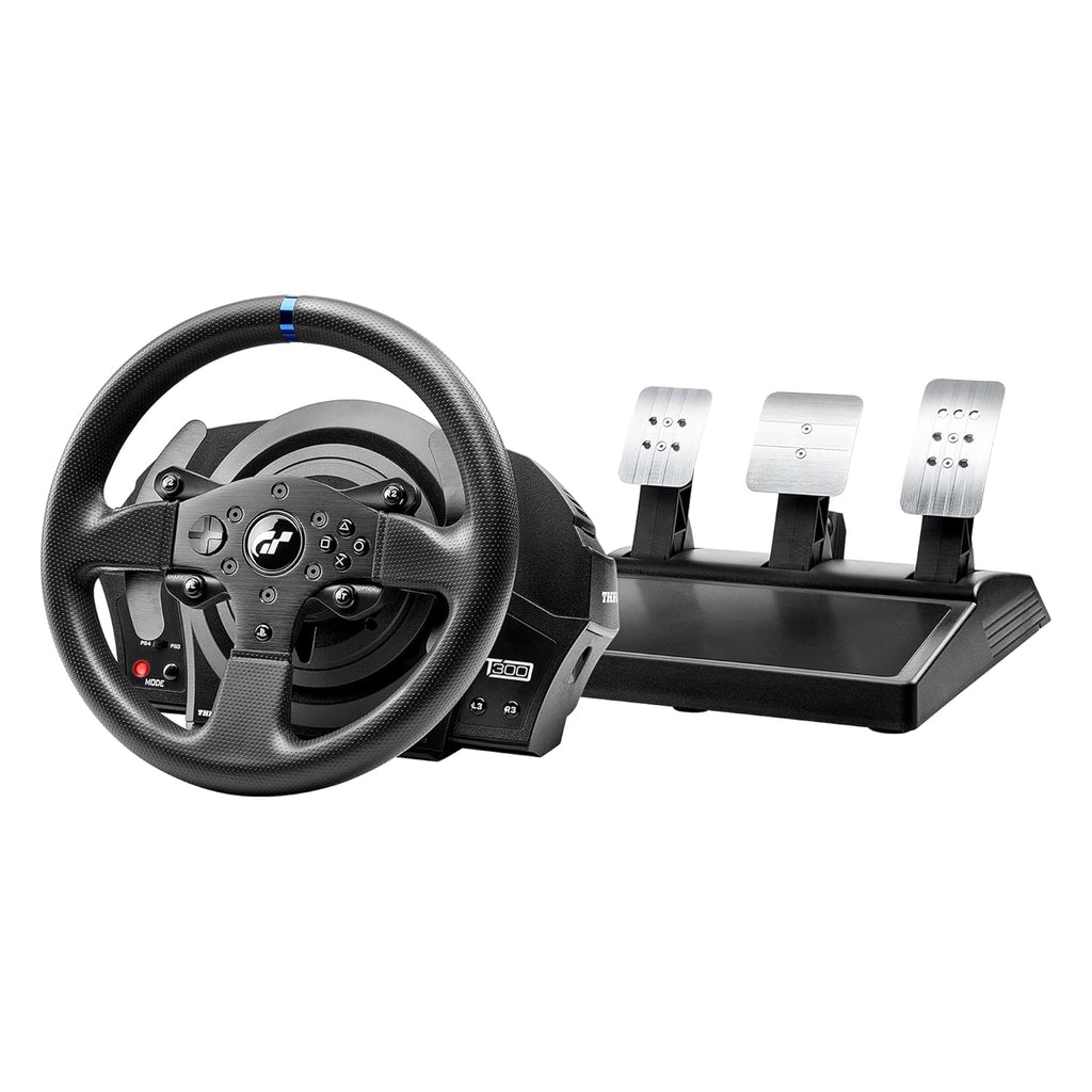T300RS GT Steering Wheel Set – Premium Force Feedback Sim Racing Wheel & Pedals for PS5, PS4 & PC | Realistic Driving Simulator for Sim Racing