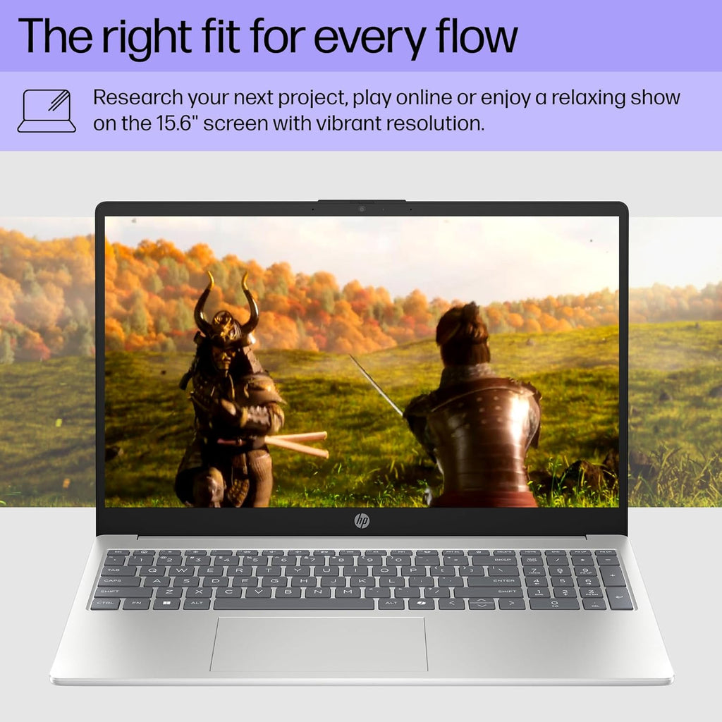 15.6 Inch Laptop, HD Touchscreen Display, AMD Ryzen 3 7320U, 8 GB RAM, 128 GB SSD, AMD Radeon Graphics, Windows 11 Home in S Mode, Natural Silver, 15- Fc0099Nr