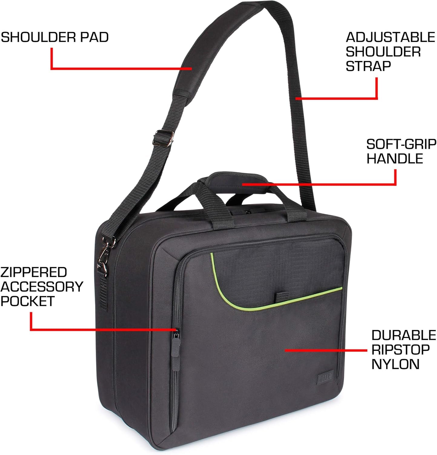 Xbox Series X Carrying Case - Xbox Console Travel Case Compatible with Series X, Controller, External Storage, Expansion Cards, Headset, Power Box, Storage Hard Drive and More Accessories