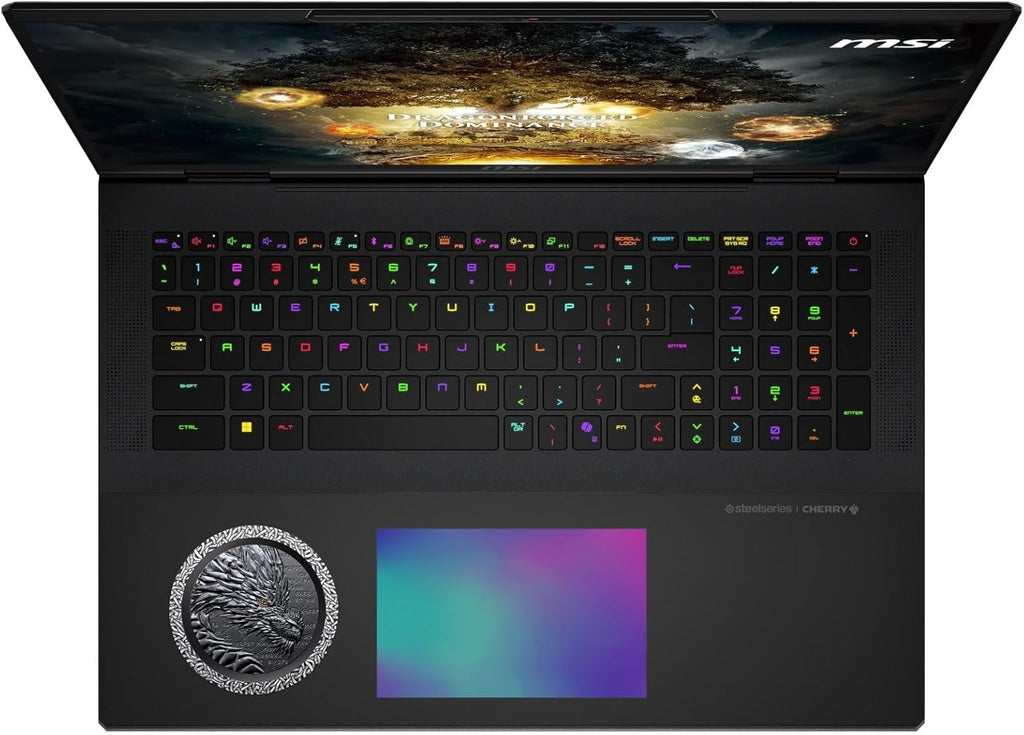 [2026]  Titan 18 HX Dragon Edition Norse Myth A2XWIG-442US Pro Extreme (Intel Ultra 9 285HX, 128GB RAM, 4TB Gen5 + 16TB Gen4 Nvme SSD, RTX 5080, 18" UHD+ Mini LED, Windows 11 Pro) Gaming Laptop