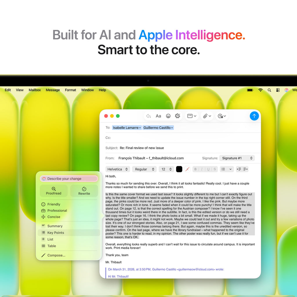Macbook Neo 13-Inch  A18 Pro Chip with 6‑Core CPU and 5‑Core GPU, 8GB, 256GB SSD, Magic Keyboard - Citrus