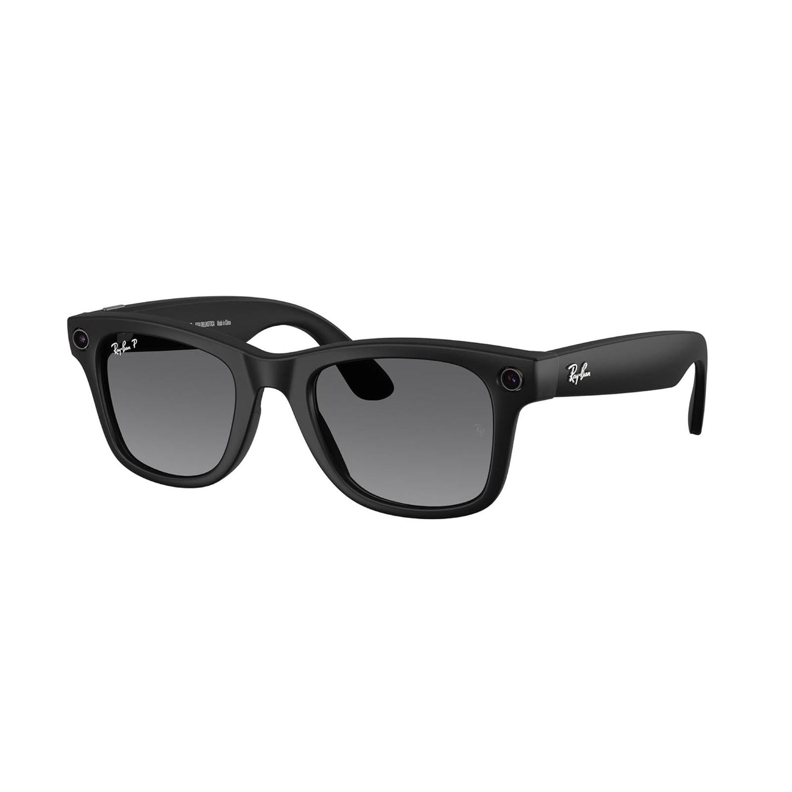 Ray-Ban Meta (Gen 2), Wayfarer, Matte Black | Smart AI Glasses for Men, Women — 2X Battery Life — 3K HD Resolution — 12 MP Ultra-Wide Camera, Audio, Video — Polarized Gradient Graphite Lenses