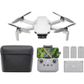 Mini 4K Fly More Combo, Drone with 4K UHD Camera for Adults, under 249 G, 3-Axis Gimbal Stabilization, 10Km Video Transmission, Auto Return, 3 Batteries for 93-Min Max Flight Time, Quickshots