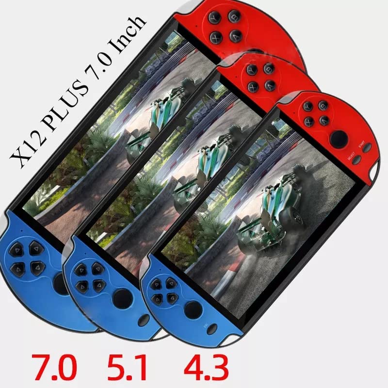 Unleash Fun with the Original Factory 16GB Retro Handheld Game Player X12 Plus - 10000 Games, 7-Inch Screen, Perfect Gift for All Ages!