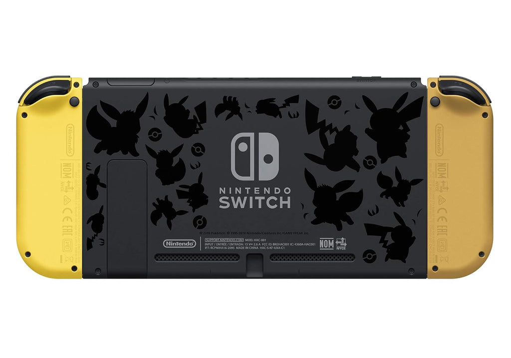 Switch Console Bundle- Pikachu & Eevee Edition with Pokémon: Let'S Go, Pikachu! + Poke Ball Plus