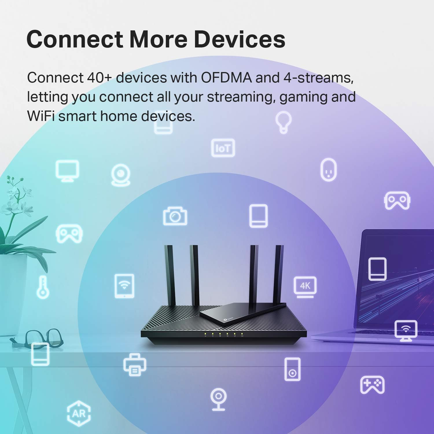 Unleash High-Speed Connectivity with the AX1800 WiFi 6 Router (Archer AX21 V5) – Dual Band, Gigabit Performance, and Alexa Compatibility for Seamless Streaming and Gaming
