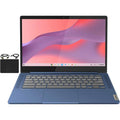 Flagship Chromebook, 14'' FHD Touchscreen Slim Thin Light Laptop Computer, 8-Core Mediatek Kompanio 520 Processor, 4GB RAM, 64GB Emmc, Wifi 6,Chrome OS, Abyss Blue