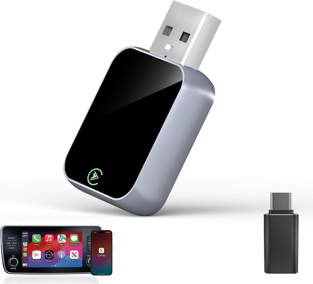 Transform Your Driving Experience with the Wireless Carplay Adapter for iPhone - Effortless Connectivity, Zero Audio Lag, and Seamless Integration
