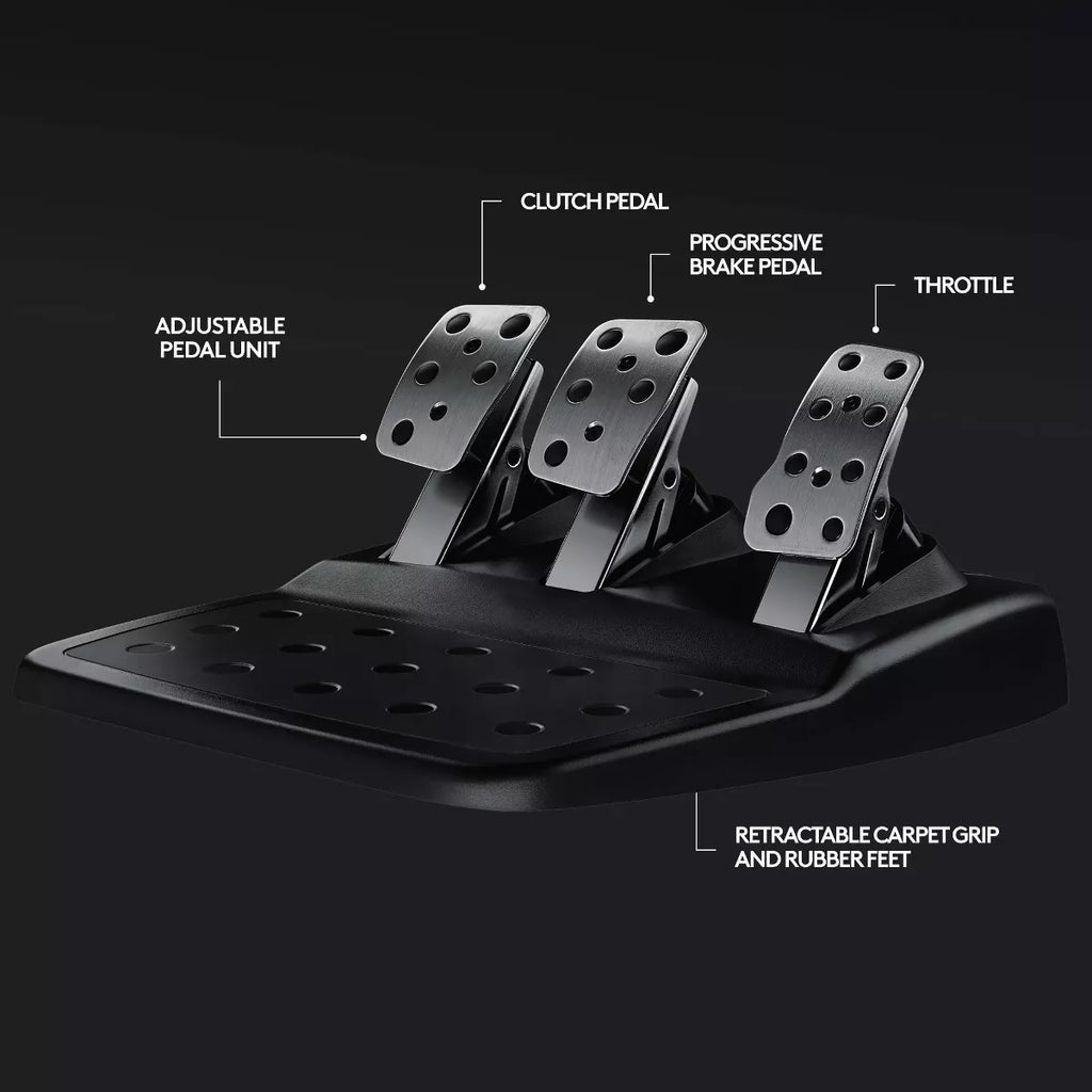 Logitech G29 Driving Force Racing Wheel and Pedals for Playstation 4/5/PC: USB Connection