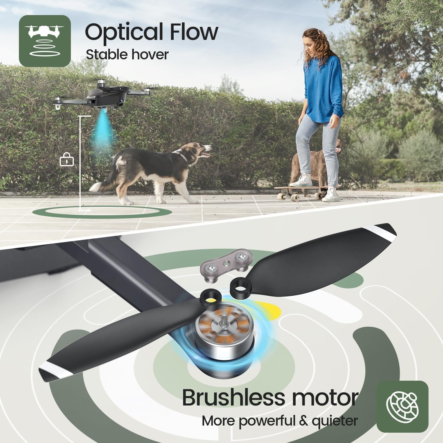 HS175D GPS Drone with 4K Camera for Adults, under 249G, Foldable RC Quadcopter with Auto Return, 46 Mins Long Flight, Follow Me, Brushless Motor, Circle Fly, Waypoint Fly, Altitude Hold