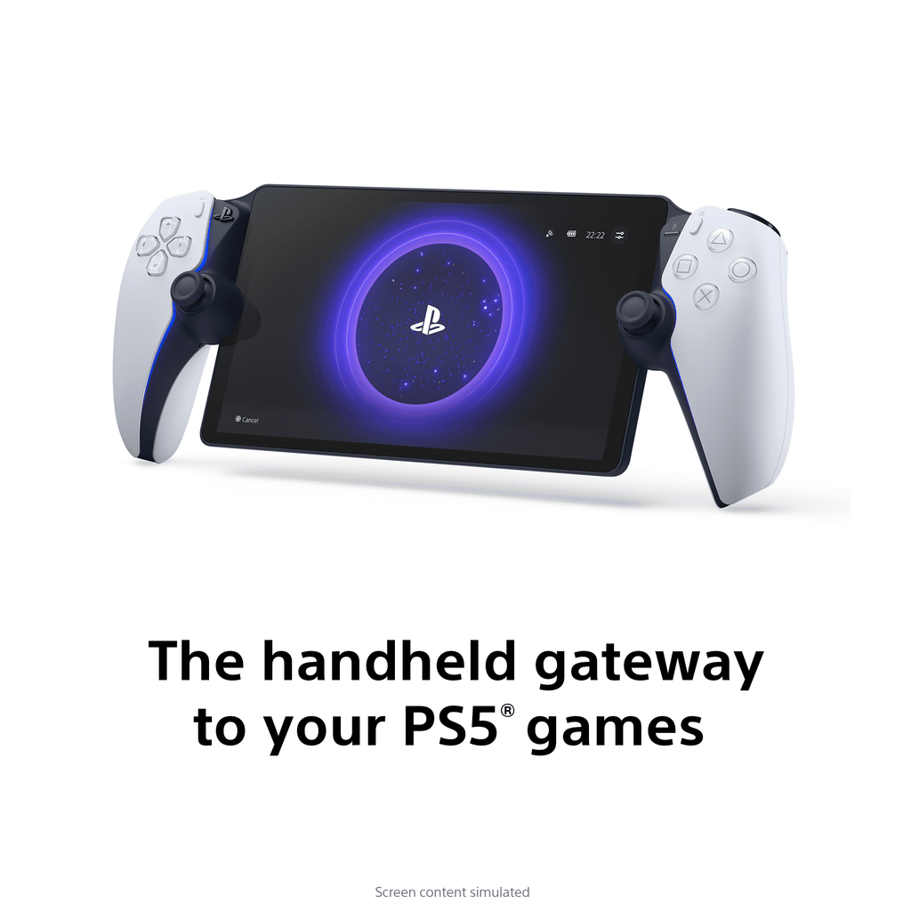 Elevate Your Gaming Experience with the Sony PlayStation Portal Remote Player for PS5 - Sleek White Design for Online Gaming and HD Streaming