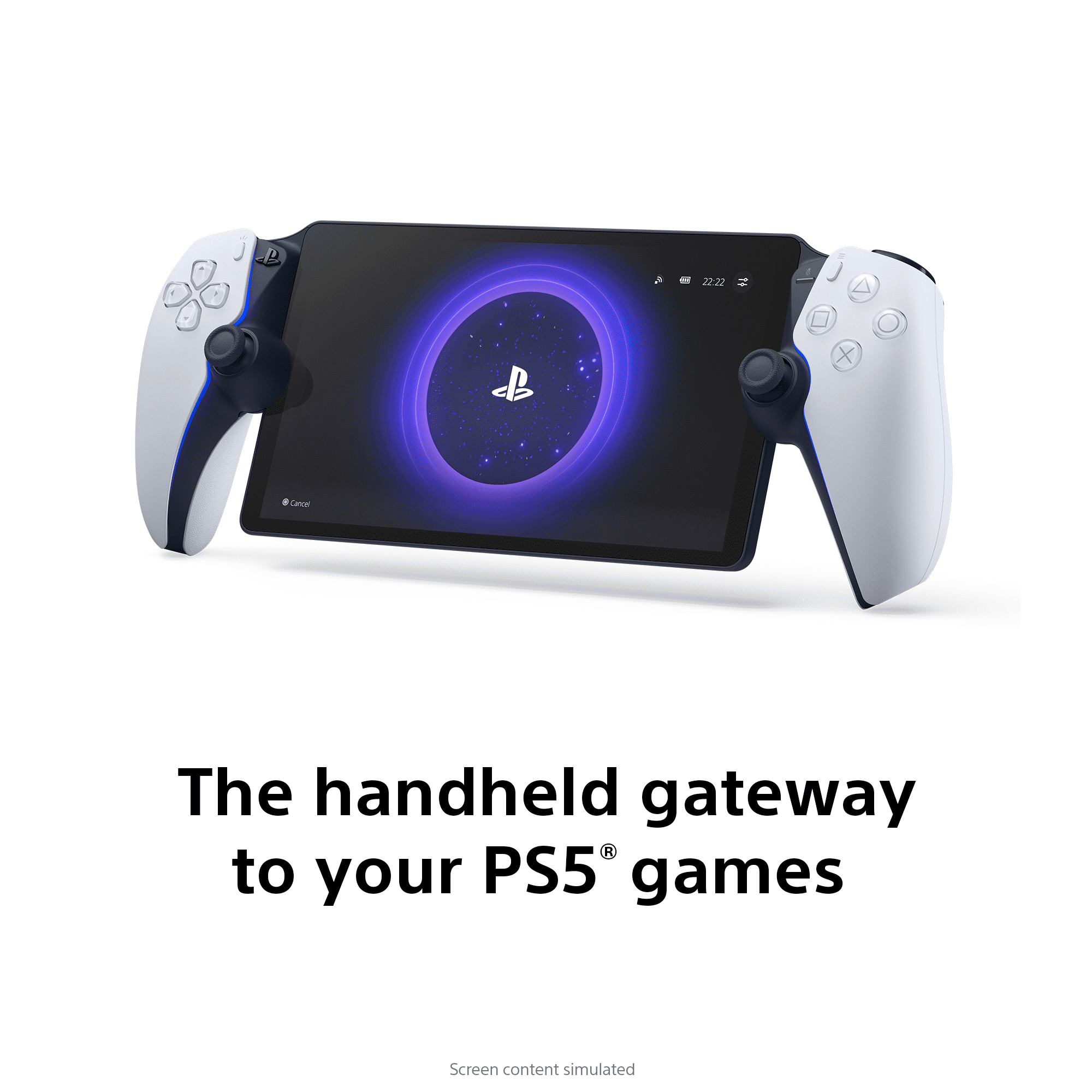 Elevate Your Gaming Experience with the Sony PlayStation Portal Remote Player for PS5 - Sleek White Design for Online Gaming and HD Streaming
