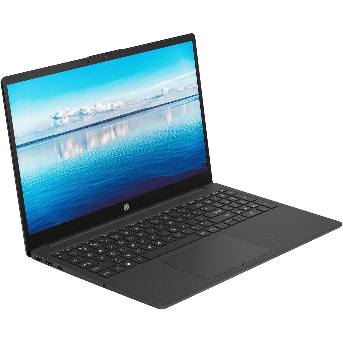 Touchscreen 15.6" FHD Business Laptop Computer, Windows 11 Laptop 8GB RAM 512GB Storage (256GB SSD+256GB External), 8-Core AMD Ryzen 7 Processor, AI Copilot, Numeric Keypad, NLY Earphones, Black