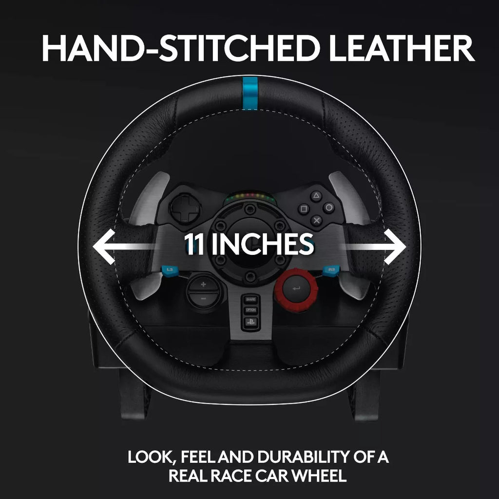 Logitech G29 Driving Force Racing Wheel and Pedals for Playstation 4/5/PC: USB Connection