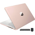 Elevate Your Productivity with the Stream 14" HD Brightview Laptop - Intel Celeron N150, 16GB RAM, 288GB Storage, Stunning Gold Finish, and 1 Year Office 365