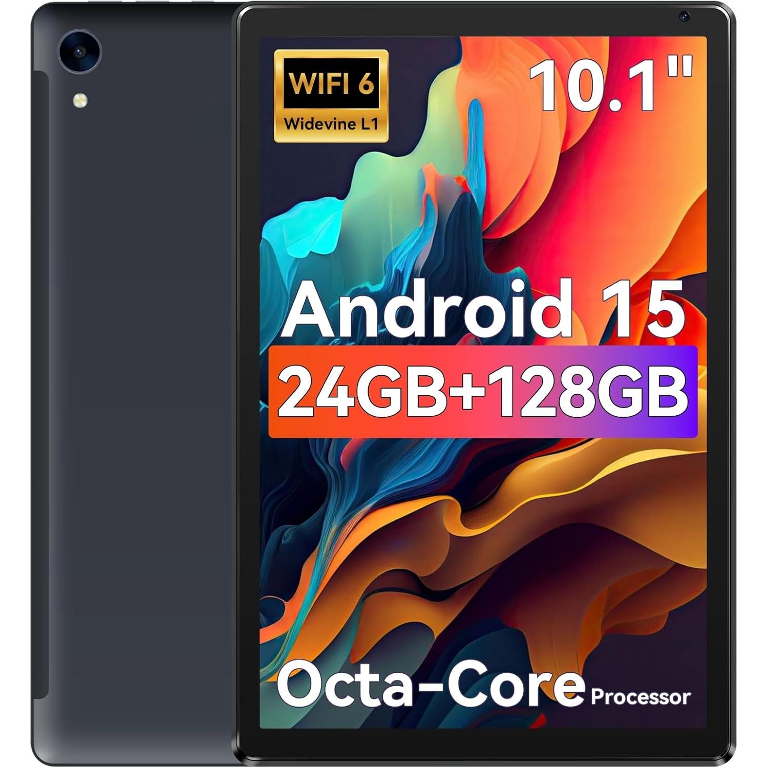 Experience Unmatched Performance with the URAO 10.1" Android 15 Tablet - Octa-Core Processor, 24GB RAM, 128GB Storage, and Stunning HD Display!