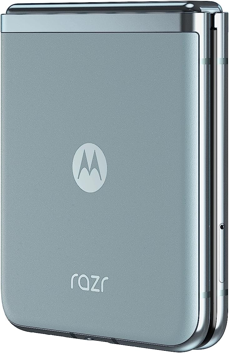 Motorola Razr+ 2023 - Unlocked Flip Smartphone with 8GB RAM, 256GB Storage, and Stunning 32MP Camera in Blue