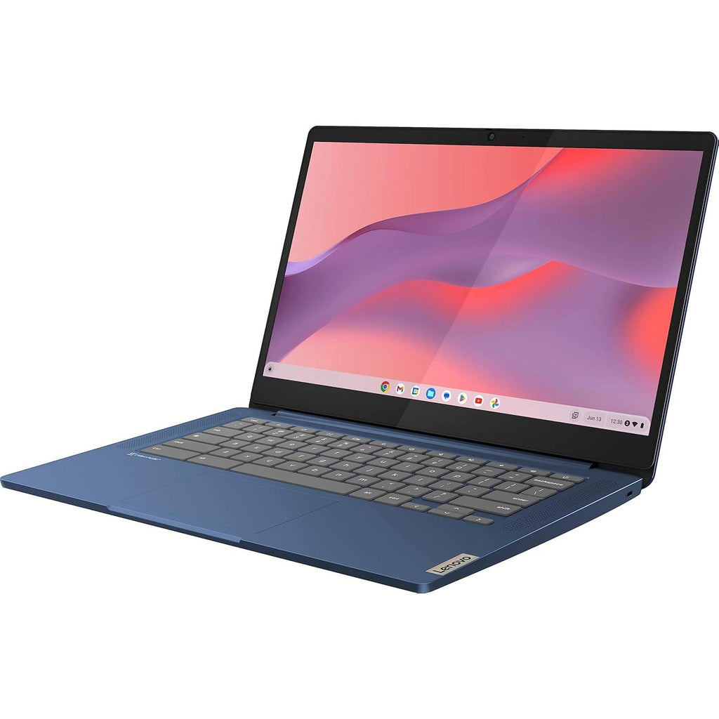 Flagship Chromebook, 14'' FHD Touchscreen Slim Thin Light Laptop Computer, 8-Core Mediatek Kompanio 520 Processor, 4GB RAM, 64GB Emmc, Wifi 6,Chrome OS, Abyss Blue
